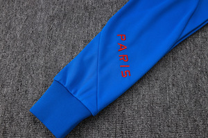 Combinaison d'entraînement unisexe à manches courtes, col rond, fermeture éclair intégrale, séchage rapide, automne-hiver, 25/26, clubs européens de football de Paris - Product Image 4