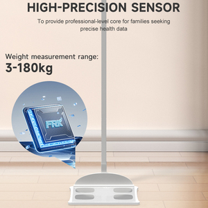 Balance électronique de composition corporelle 180 kg avec mesure de la taille et analyse de la graisse – Meilleures ventes pour exportateurs - Product Image 3