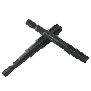 Tarauds électriques en acier rapide à queue hexagonale pneumatique à cannelure droite M3-M12 pour visseuses pneumatiques – Haute vitesse - Product Image 3