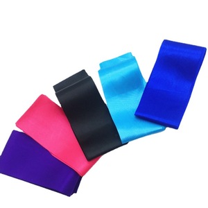 Ruban de fête en satin uni sans inscription, à une seule couche, pour fête d'anniversaire LEMON - Product Image 2