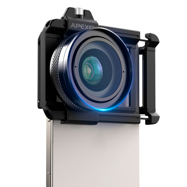 Macro Phone Camera Lens for iPhone and Android Universal HD Clear Edge 15-45 mm Cell Phone Zoom Macro Lens Attachment