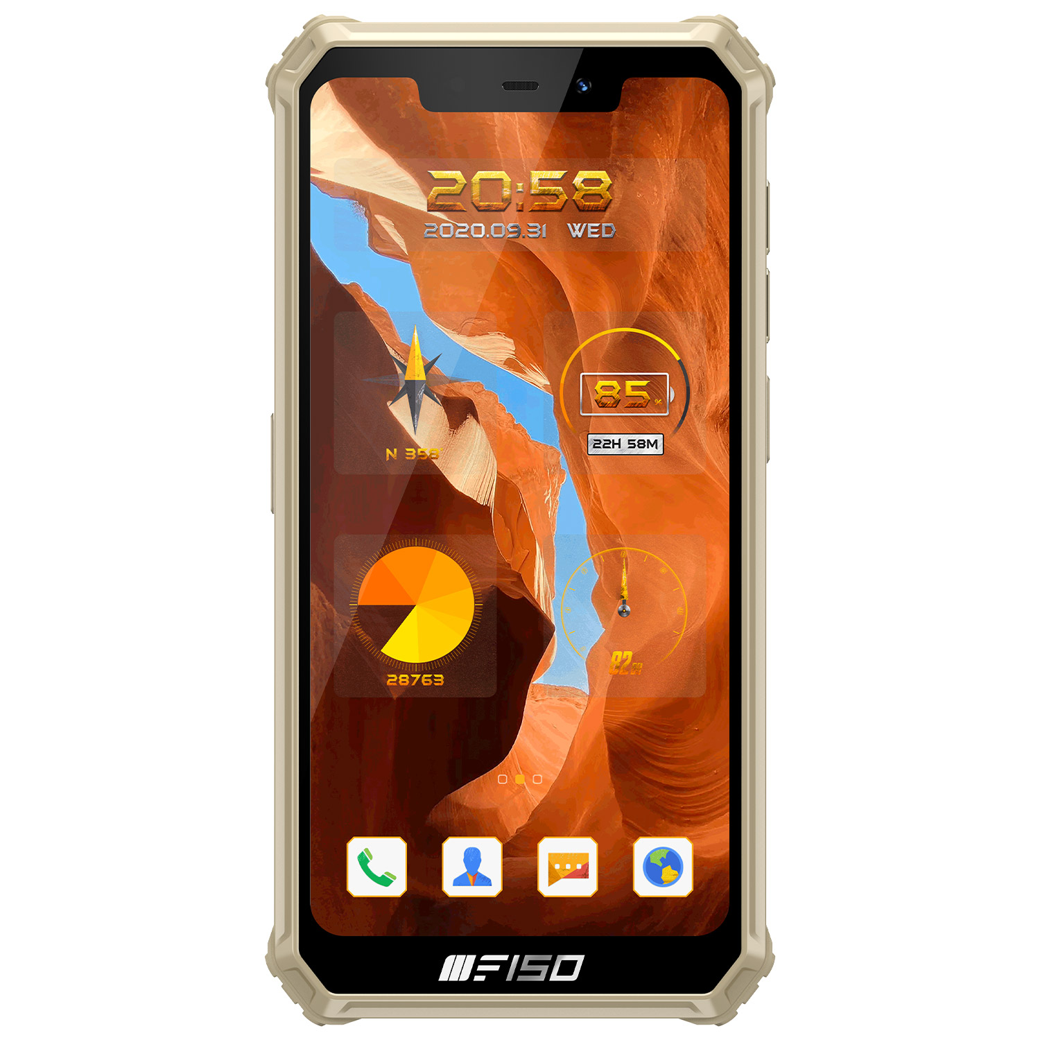 New OUKITEL F150 B2021 6GB+64GB IP68 Mobile Phone, 8000mAh, Dual