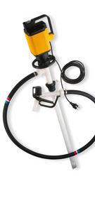 Ensemble de pompe de déchargement de conteneur intermédiaire en vrac (IBC) à commande manuelle avec adaptateur de tuyau compatible avec <span class=keywords><strong>tube</strong></span> vertical en PVDF - Product Image 1