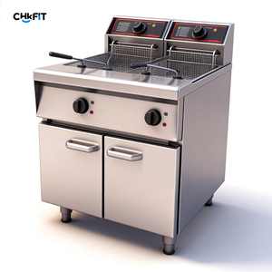 <span class=keywords><strong>Friteuse</strong></span> électrique industrielle CFT en acier inoxydable <span class=keywords><strong>6L</strong></span> Plus, structure à double cuve <span class=keywords><strong>6L</strong></span>, 3000W, 110V/220-240V, multi-tension commerciale - Product Image 3