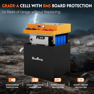 Batterie de chariot de <span class=keywords><strong>golf</strong></span> au lithium Cloudenergy 48V, 120AH, BMS 250A intégré, application, écran tactile, 6000 cycles - Product Image 6