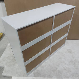 8 החזה מגירה, ארון בגדים אחסון גדול מארגן מגירת איפור לארון, חדר שינה-לבן - Product Image 3