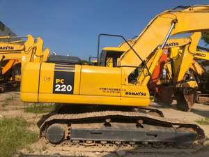 Máquina excavadora usada Komatsu PC220, maquinaria excavadora usada con precio barato para la venta - Product Image 3