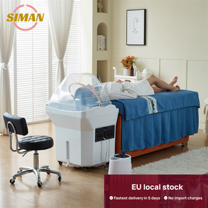Siman EU Stock Local Mobilier de Salon Moderne, Fauteuil de Lavage de Cheveux Portable avec Évier et Spa Capillaire, Mobilier Commercial pour Salon de Coiffure - Product Image 5