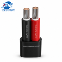 Câble solaire en cuivre étamé IP67 H1Z2Z2-K-4mm2 PV1-F XLPO isolé, mono ou bicolore, pour courant continu, photovoltaïque, construction industrielle