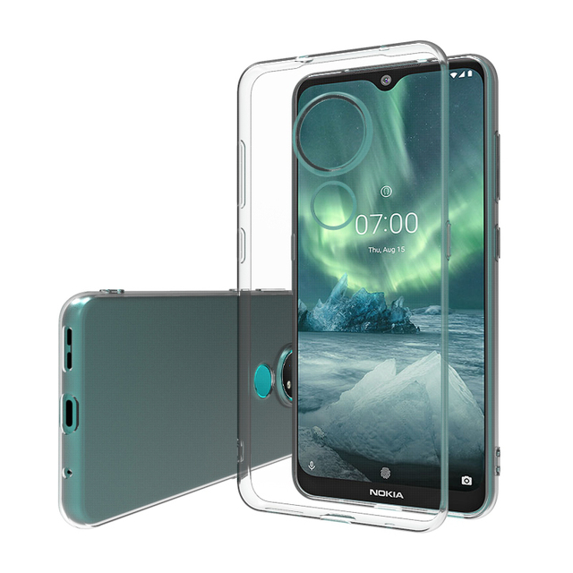 Clear Silicon Ultra Thin Soft TPU Case for Nokia 7.2 6.2 8 9 7.1 4.2 3.2 Transparent Phone Case Mobile Covers