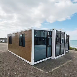 Maison préfabriquée extensible à double aile, résistante à l'eau et au sel, avec système d'alimentation électrique préinstallé, pour le projet d'extension portuaire du Pérou - Product Image 2