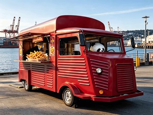 Remorque électrique Citroën pour <span class=keywords><strong>paella</strong></span> avec plaque chauffante à induction pour cuisiner des plats de riz espagnols authentiques lors de fêtes en plein air - Product Image 1