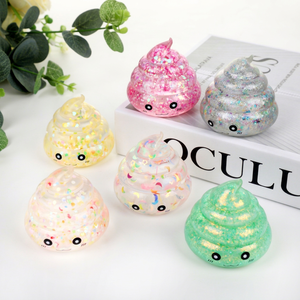 Nuevo Juguete Sensorial de Descompresión de Maltosa, Divertido Juguete de TPR Elástico y Blandito con Forma de Popó para Niños y Niñas - Product Image 1