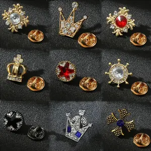 男性用ファッションジュエリーブローチ - Product Image 1