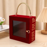 Caja de Regalo con Ventana Estilo Carpeta de Cartón Reciclable de Alta Calidad Lista para Usar de Fábrica YZ, Impresión Personalizada, Marco de Fotos Hecho a Mano