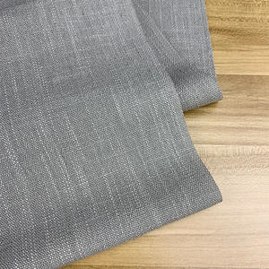 XinLan Home <span class=keywords><strong>Deco</strong></span> personnalisé élégant Polyester coton tissu lin Look tapisserie d'ameublement rideau tissu pour salon - Product Image 6