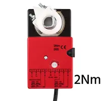 2Nm AC/DC modülasyonu 24V Damper aktüatör Damper elektrikli HVAC sistemi genel açık yakın motorlu kontrol hava damper aktüatör