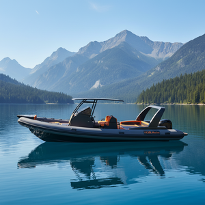 High Speed 28.7ft RIB 860 Aluminum Double Hull RIB Inflatable Hypalon/<b>PVC</b> Boat With T <b>Top</b> - Product Image 5