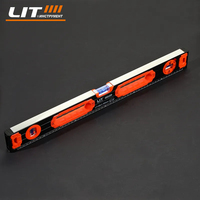 LIT Outils de construction professionnels à esprit magnétique en aluminium à trois trous Outils de mesure
