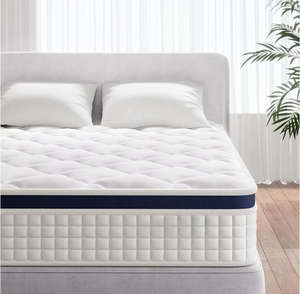 Toptan lüks otel yatağı kral kraliçe boyutu bellek köpük cep bahar Euro üst yatak daire yurt için - Product Image 5