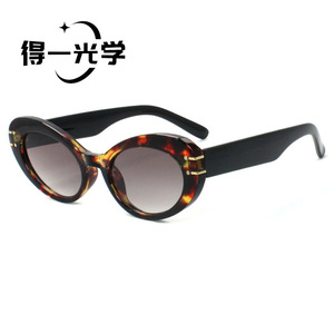 Oval Frame <b>Sunglasses</b> For Women UV400 PC Lens Type 3 Sunshades Durable Design - Product Image 1