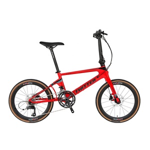 NOVO 2026 Bicicleta Dobrável Mini de 22 Polegadas com Quadro de Fibra de Carbono, 22 Velocidades, OEM de Fábrica, Bicicleta Dobrável de Fibra de Carbono com 21 Velocidades - Product Image 1