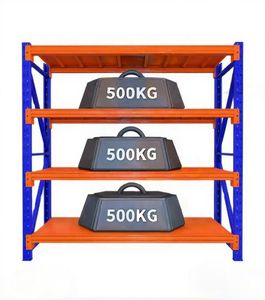 Étagères de stockage industrielles personnalisées en usine, vente chaude, revêtement époxy antirouille, étagères réglables en hauteur faciles à monter - Product Image 3