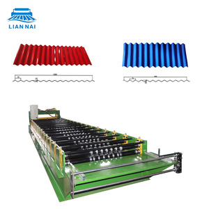 Fabrik Direkt vertrieb Dachbahn herstellungs maschine Trapezförmige Dachbahn herstellungs maschine für Russisch - Product Image 1