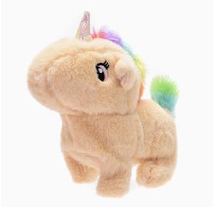 Jouets en peluche licorne arc-en-ciel électriques, poupées animales électroniques qui marchent, jouets en peluche licorne qui marchent - Product Image 5