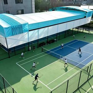 Auvent Électrique Coulissant Robuste et Isolant Thermiquement Personnalisé pour Entrepôt, Atelier, Terrains de Sport (Padel, Football) - Product Image 1