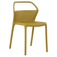 Offre Spéciale pas cher salle à manger monobloc tout en plastique unique design simple extérieur chaises en plastique avec trous pour jardin