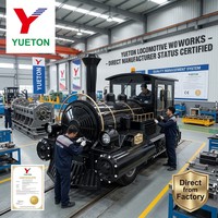 Train touristique sans rails diesel-électrique personnalisé pour parcs d'attractions