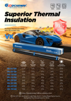 Film solaire en nitride de titane 5G de haute définition en céramique nano pour voiture, série VK-01100, couleur stable, garantie 8 ans