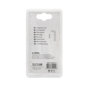 Garantía de calidad Suministro de fábrica 2,8x4 0mm/3x50mm L Lron Nail L Tipo Gancho Alta precisión L Snock Hooks - Product Image 2