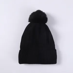 Beanie machine chapeaux personnalisé seau tricot bonnet chapeau hiver tricot tricot noir hommes tricot chapeau