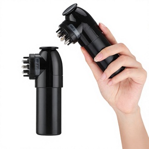 <b>Brush</b> <b>Massager</b> Comb Stainless Steel Waterproof Scratcher Oil Head Serum Applicator Regrowth Treatment Manual Portable - Product Image 4