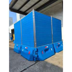 Barriera stradale temporanea riempita d'acqua per la vendita barriere stradali in plastica resistente ai raggi ultravioletti - Product Image 2