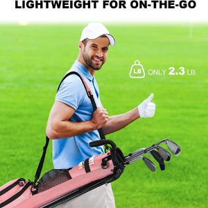 <span class=keywords><strong>Sac</strong></span> <span class=keywords><strong>de</strong></span> clubs <span class=keywords><strong>de</strong></span> golf portable et léger pour parcours <span class=keywords><strong>de</strong></span> golf Par 3 et terrains d'entraînement, capacité 8 clubs, <span class=keywords><strong>avec</strong></span> <span class=keywords><strong>bandoulière</strong></span> - Product Image 6