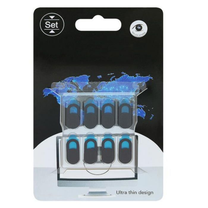 Paquete Oval de la tarjeta de 8PCs Black +