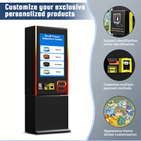 Distributeur automatique mural intelligent pour adultes, avec paiement par carte de crédit, pour petits articles (Zyn Snus), avec écran mural de 32 pouces