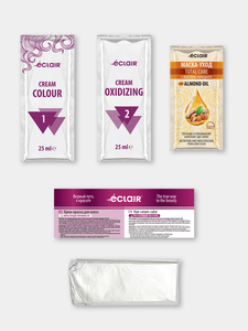 Crème colorante permanente pour cheveux Eclair avec huiles OMEGA9, sachet pour une couleur longue durée, colorant capillaire professionnel, modèle EC01, vente en gros - Product Image 6