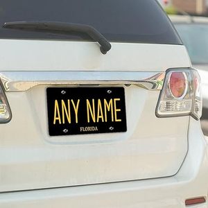 Precio de fábrica personalizado cualquier nombre matrícula de coche de aluminio recuerdo matrícula de coche EE. UU. placa de Metal americana al por mayor - Product Image 3