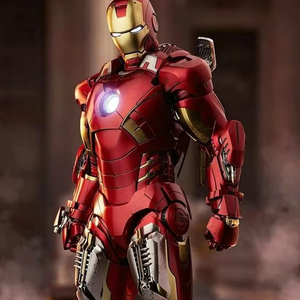 Tượng Iron Man bằng sắt, đồ nội thất để trưng bày, đồ thủ công bằng nhựa trang trí trong nhà - Product Image 1