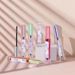 Flacon de mascara en verre rechargeable 10 ml, emballage de mascara, faible MOQ, tube de mascara en verre - Product Image 1