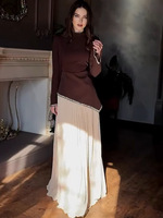 Robe de luxe semi-extravagante ornée de paillettes et de diamants, avec lacets, style islamique, longue robe, jalabiya, kaftan, abaya pour l'Aïd