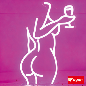 Tùy chỉnh phong cách retro uốn cong dẫn ống dấu hiệu cho thanh cổ điển trang trí đám cưới quảng cáo phát sáng chữ dẫn Dải hướng - Product Image 1