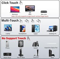 Monitor Gaming Layar Sentuh Kecil Monitor Portabel 1080P Multifungsi Ekstensi Layar Laptop Portabel