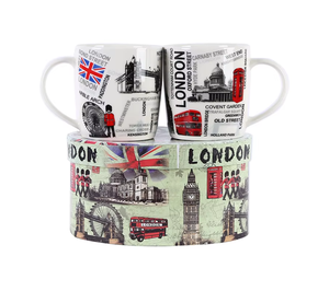 Tazas de Café de Cerámica con Temática de <span class=keywords><strong>Londres</strong></span> al por Mayor |   Personalizable con Caja de Regalo |   Venta Directa de Fábrica, Gran Éxito de Ventas - Product Image 1