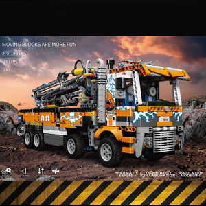 Moule roi 19014S créatif MOC pneumatique pompe à béton camion modèle assemblage jouets construction enfants bloc briques jouet ensemble - Product Image 2