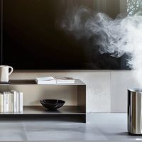 Meuble TV vintage en acier inoxydable, style Bauhaus moderne et épuré, pour salon, avec étagère de rangement, épaissi, petit meuble de maison